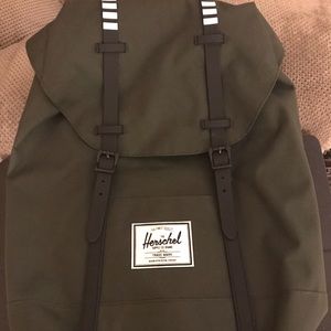 Herschel dark forest green backpack